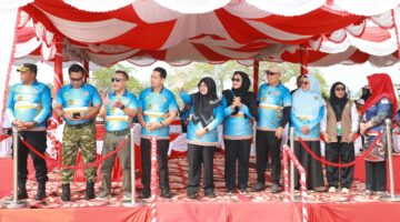 Pekan Olahraga,Seni dan Pembelajaran, Tingkat Provinsi Riau Resmi dibuka, Seribu Peserta Padati Kota Siak