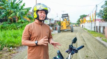 Tahun Ini Pemko Pekanbaru Sudah Overlay 34 Kilometer Jalan Rusak