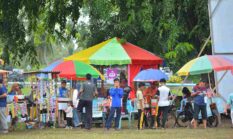 Pedagang UMKM Open Turnamen Sepak Bola Camat Bukit Batu Cup III Raih Untung hingga Ratusan Juta Rupiah
