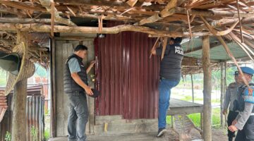 Sisir Kampung Bersinar, Satresnarkoba Meranti Temukan Pondok Mencurigakan